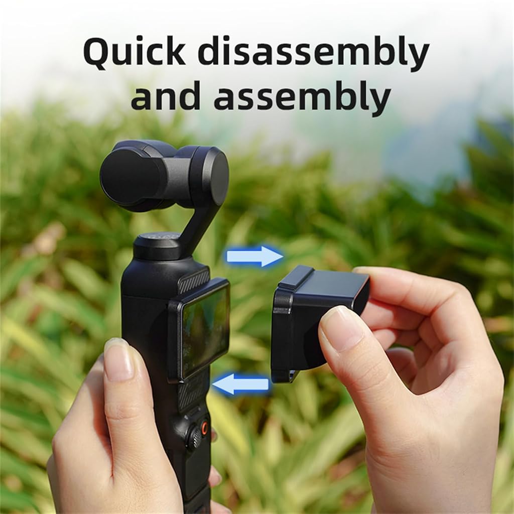 ZORBES® Sun Shade for DJI Osmo Pocket 3, Light Weight Screen Sunshade Hood Cover Anti-Glare Handheld Gimbal Camera Accessories ZORBES® Sun Shade for DJI Osmo Pocket 3, Light Weight Screen Sunshade Hood Cover Anti-Glare Handheld Gimbal Camera Accessories
